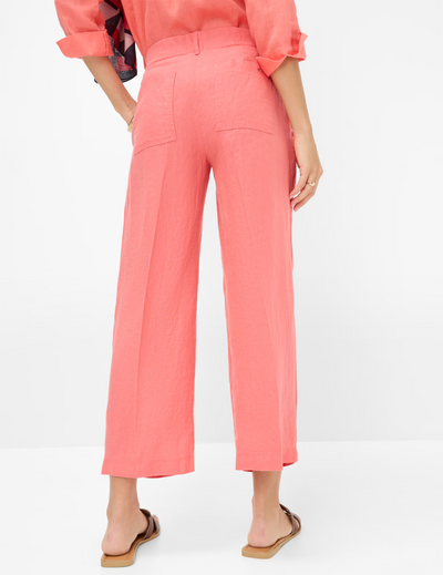 Maine Wide Leg Linen Pant in Watermelon