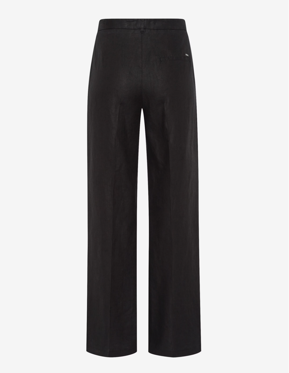 Maine Wide Leg Linen Pant in Black