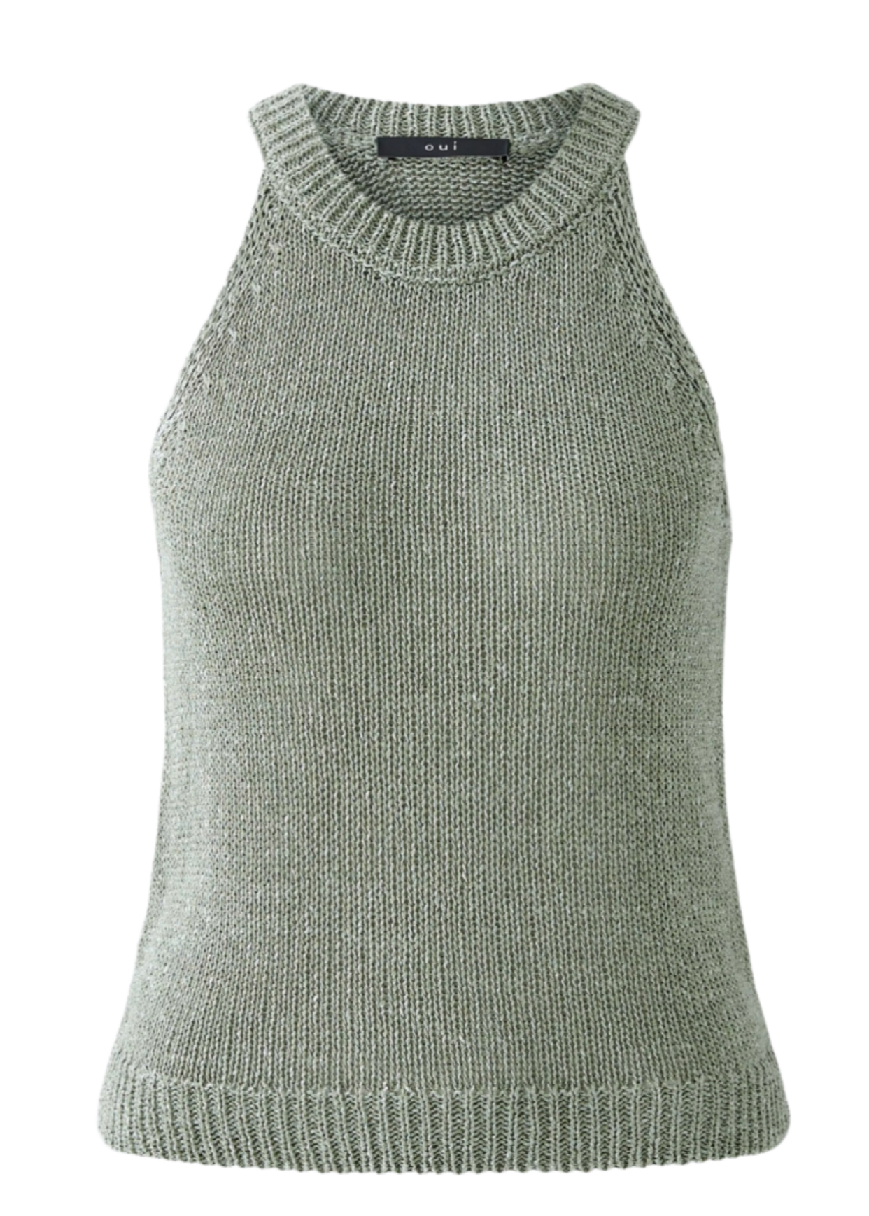 Knitted Tank Top in Sage