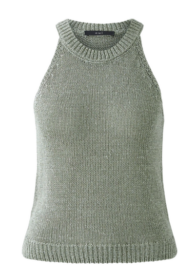 Knitted Tank Top in Sage