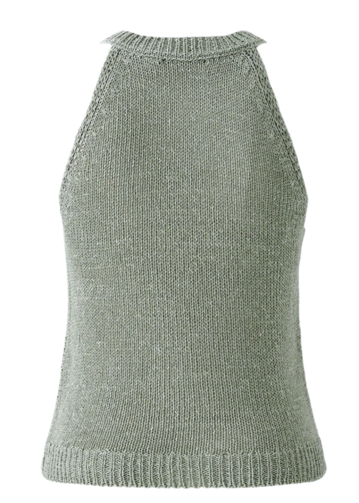 Knitted Tank Top in Sage