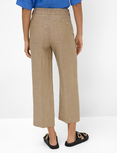 Maine Linen Trouser Pant in Almond