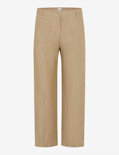 Maine Linen Trouser Pant in Almond