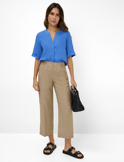 Maine Linen Trouser Pant in Almond