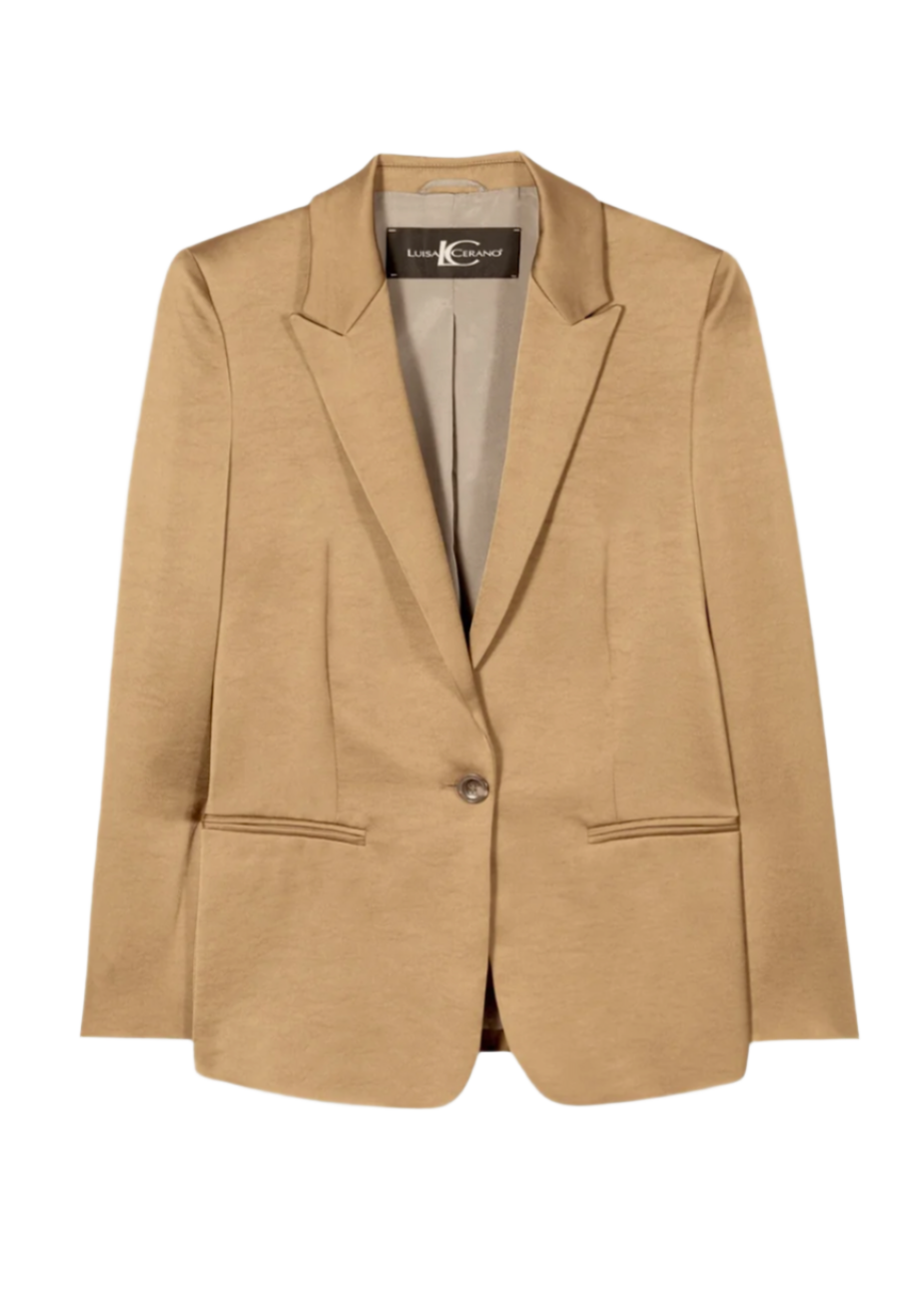 One-button Blazer in Hanf
