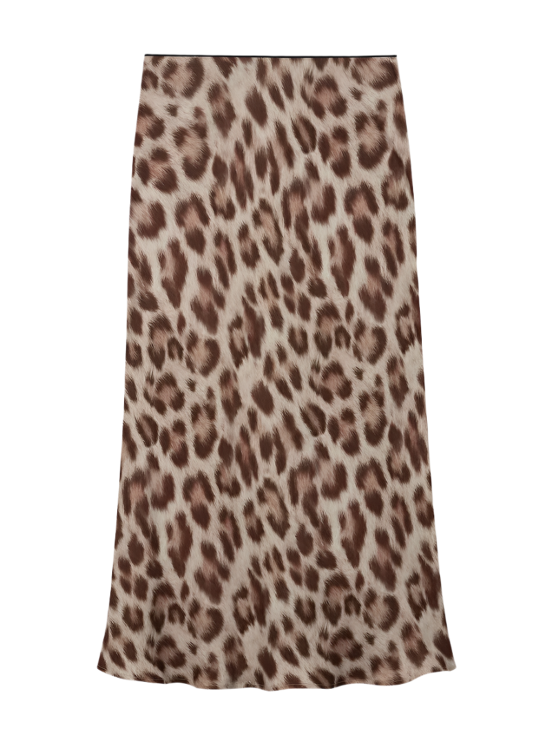 Animal Print Swing Skirt