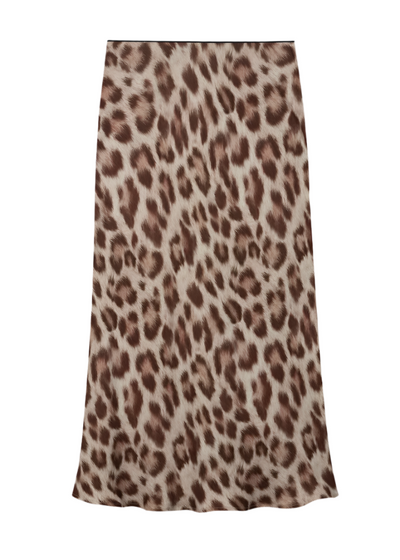 Animal Print Swing Skirt