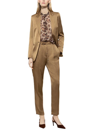 Satin Trouser Pants in Hanf
