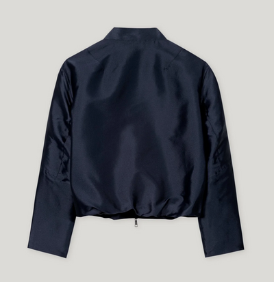 Taffeta Jacket in Dark Blue