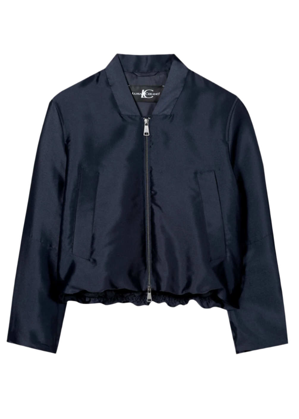 Taffeta Jacket in Dark Blue