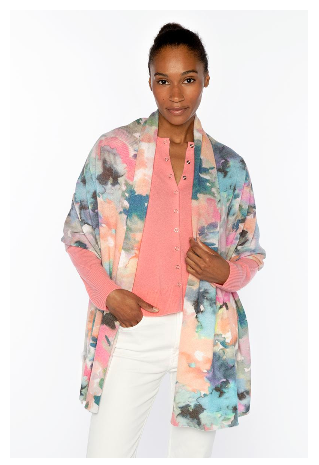 Maldives Floral Print Wrap
