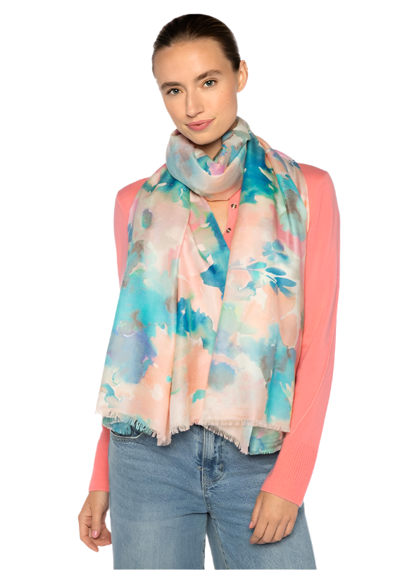 Maldives Floral Print Scarf