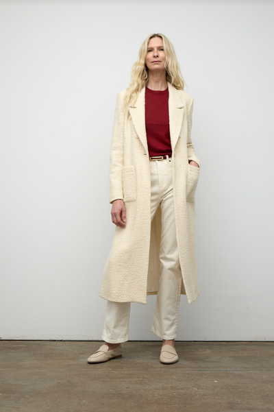 Long Coat in Natural