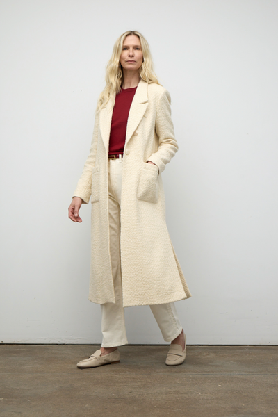 Long Coat in Natural