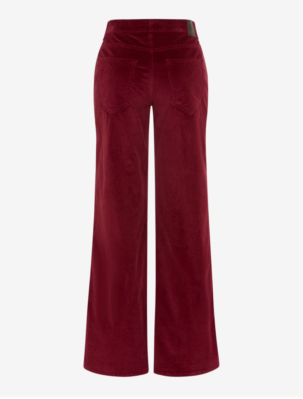 Corduroy Wide Leg Palazzo Pants in Mulberry