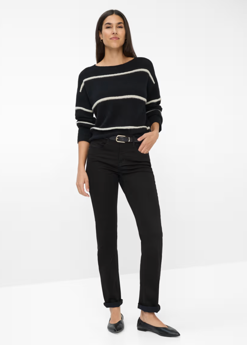 Mary Five Pocket Pants in Black