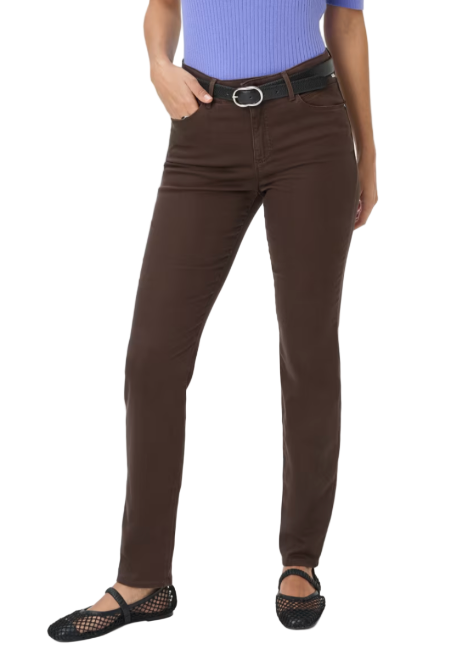 Shakira Pant in Dark Chocolate