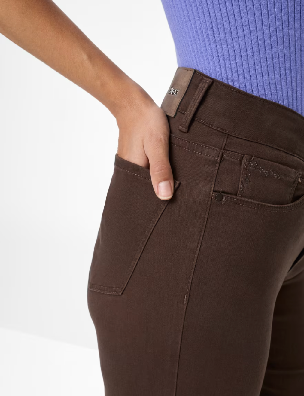 Shakira Pant in Dark Chocolate