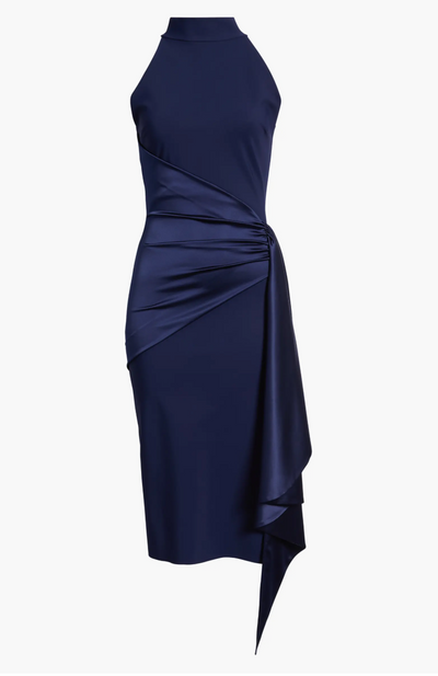 Gudairi Sleeveless Midi Dress In Blu Notte