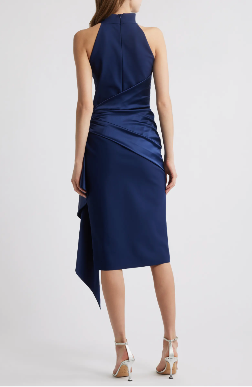 Gudairi Sleeveless Midi Dress In Blu Notte