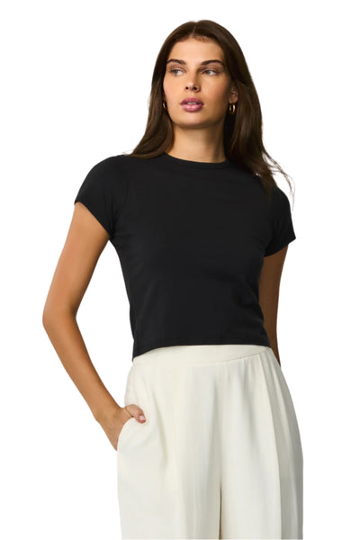 Lindsey Baby Tee in Jet