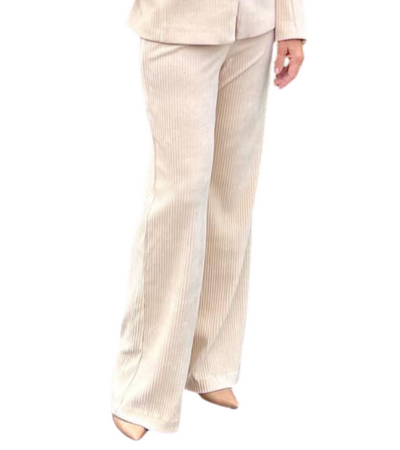 Corduroy wide leg pant