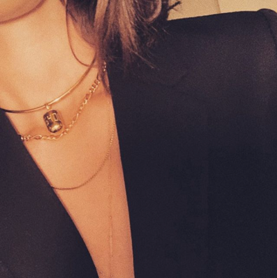 Fortune Buoy Neckwire - 18K Gold Over Bronze