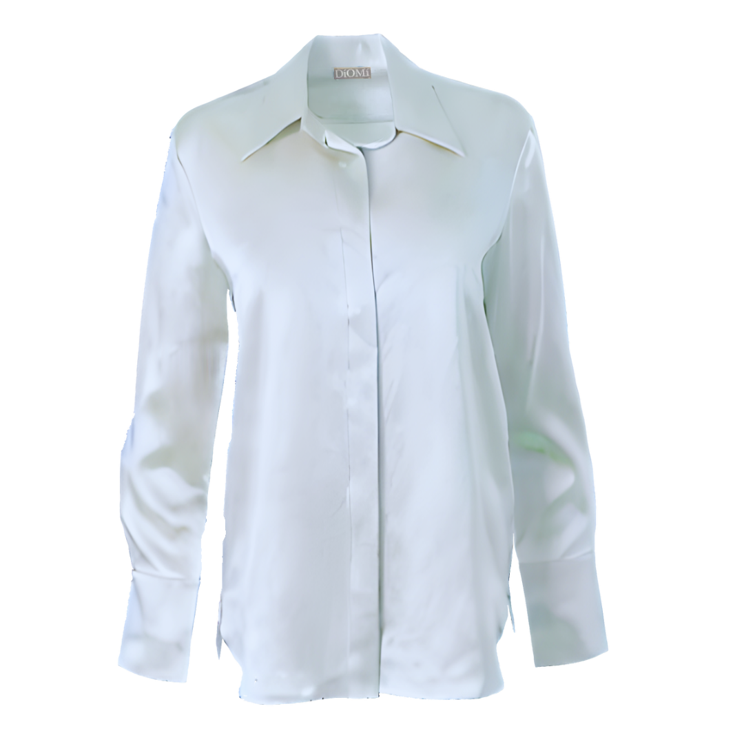 Classic Shirt Button Front in White