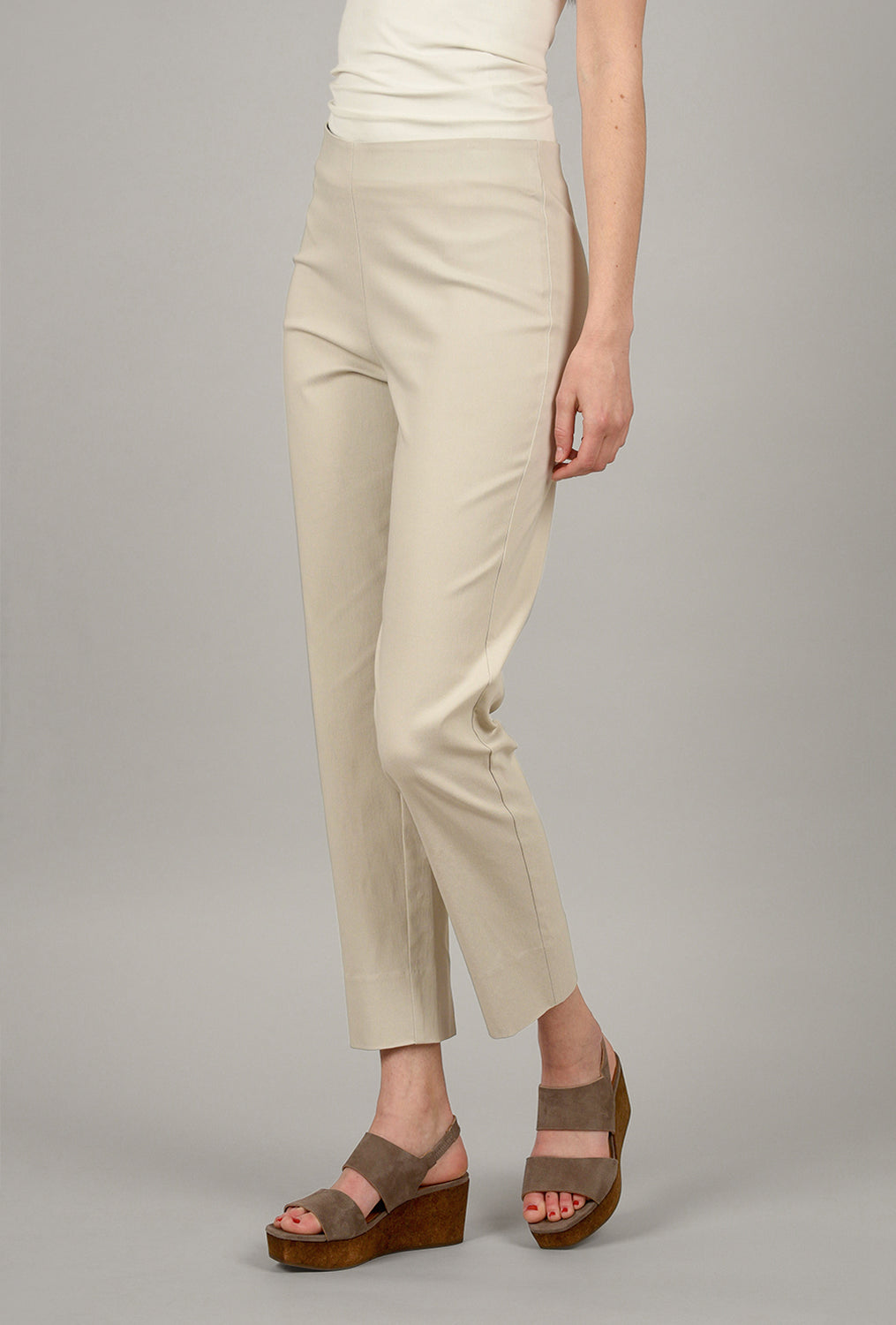 Milo Ankle Pant in Off White