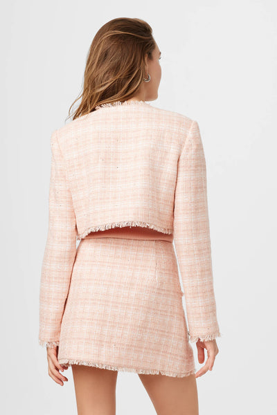 Lainey Crew Neck Tweed Jacket