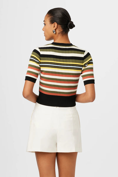 Nyla Short Sleeve Knit Sweater