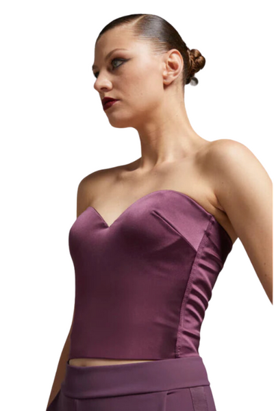 Chrystele Corset Top - Plum