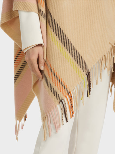 Cape with Fringes - Cream