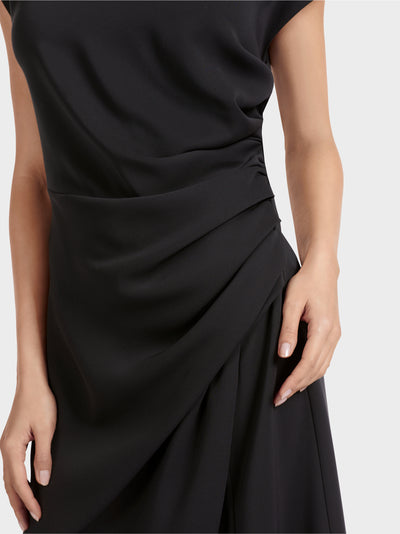 Wrap Look Dress in Black