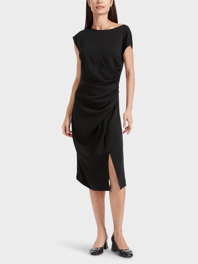 Wrap Look Dress in Black