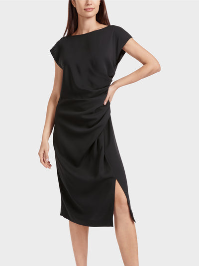 Wrap Look Dress in Black