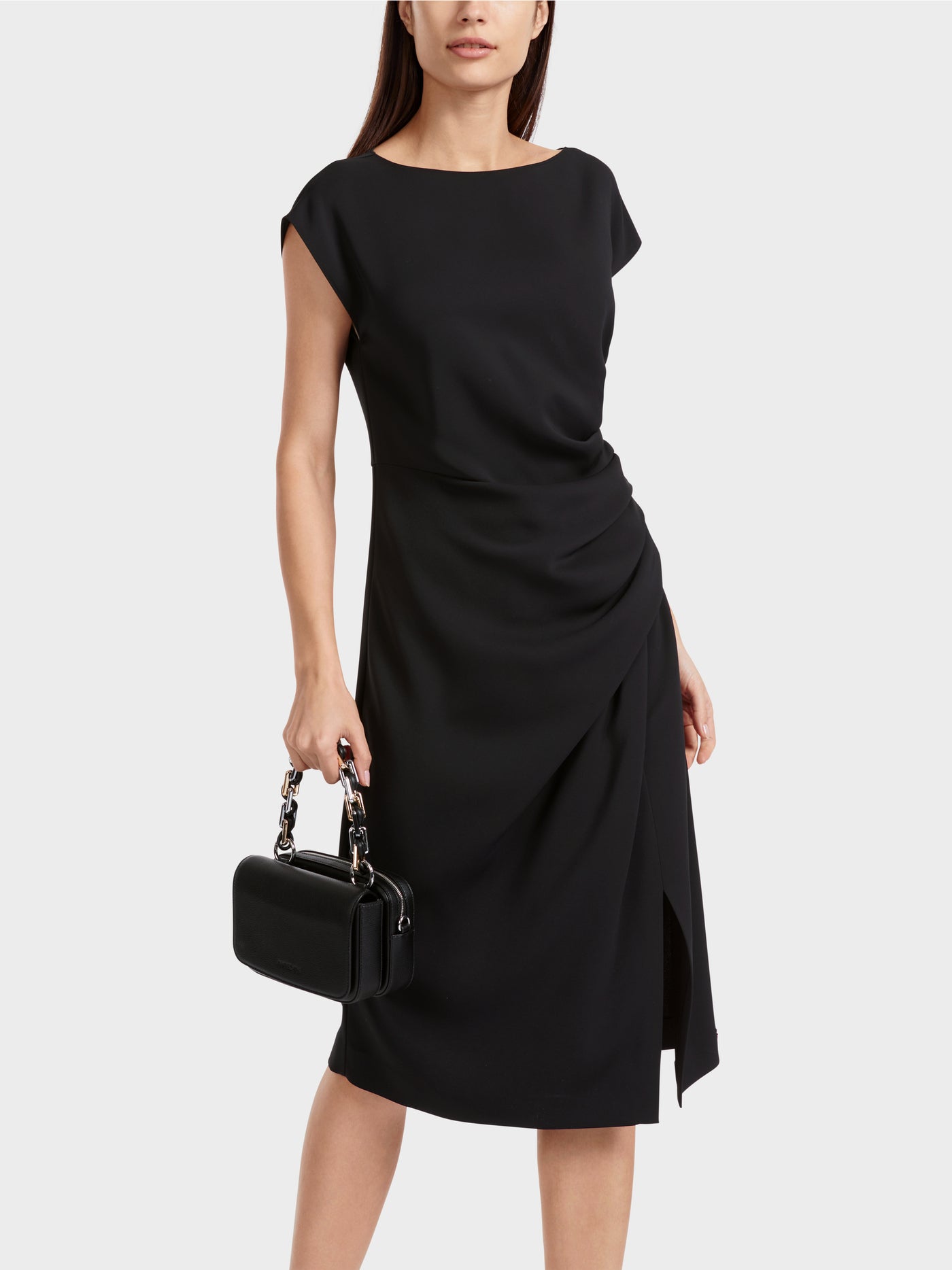 Wrap Look Dress in Black