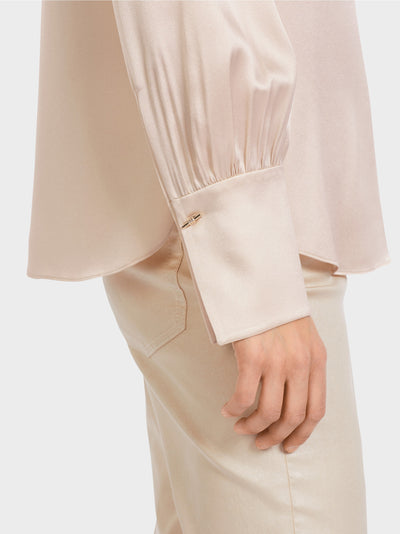Elegant Silk Blouse - Soft Blossom