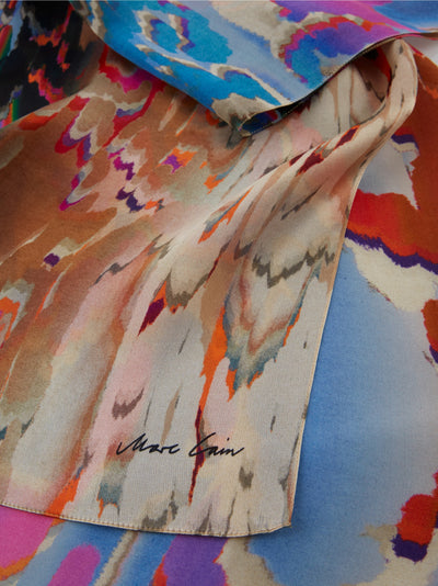 Print Silk Scarf