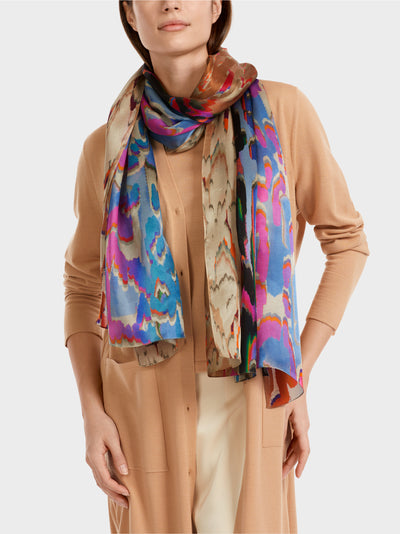 Print Silk Scarf