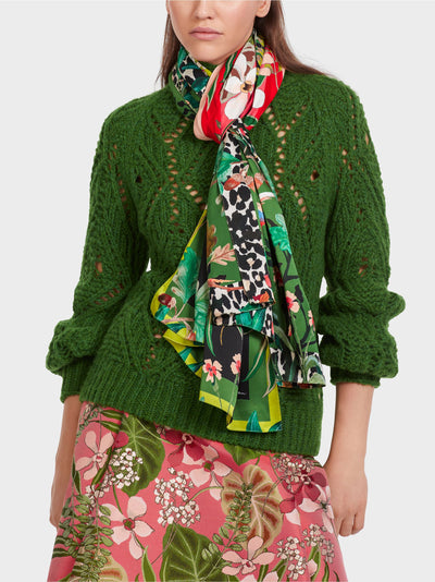 Silk Scarf with Pattern Mix