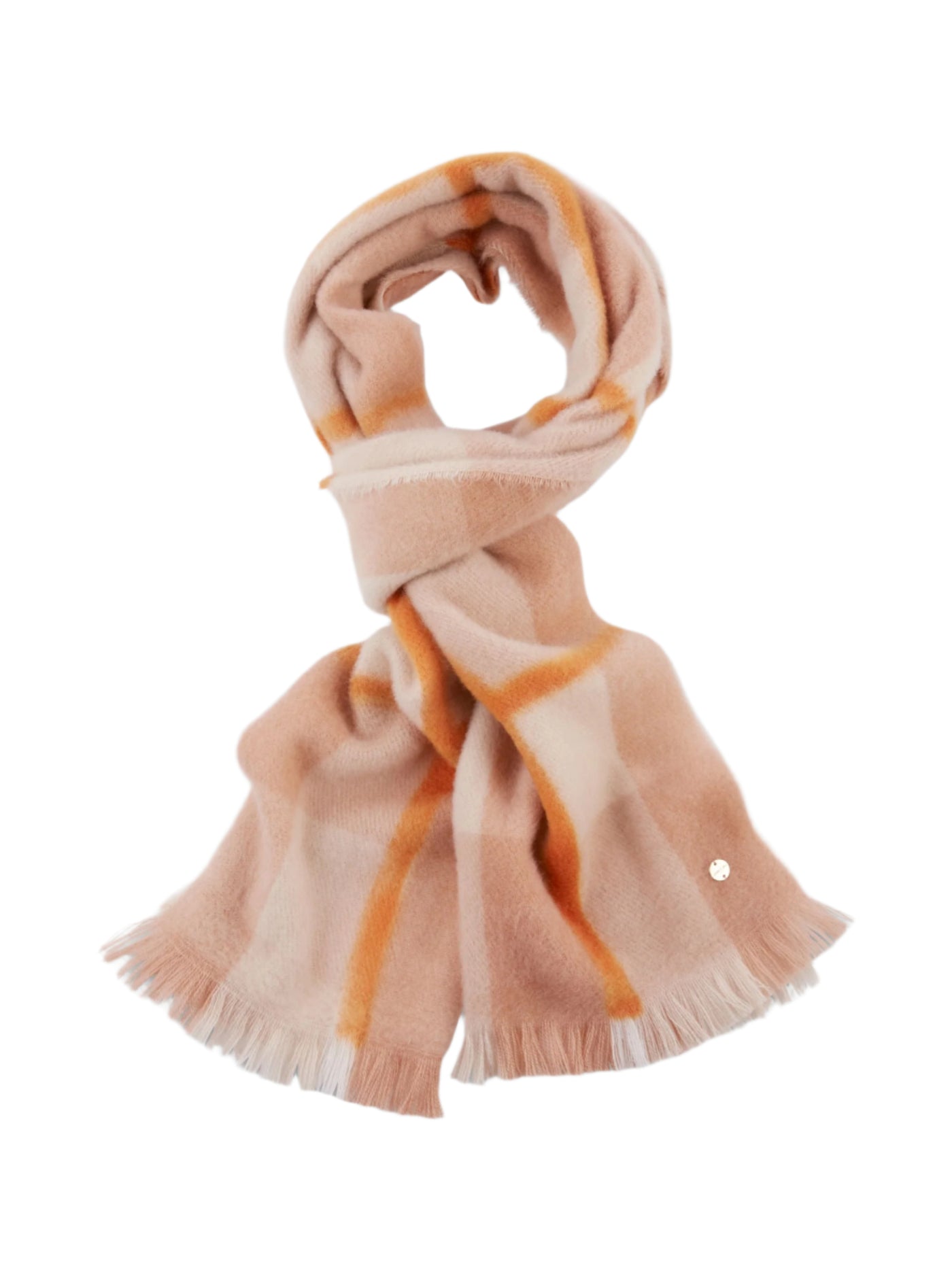 Scarf from Virgin Wool - Deep Pumpkin