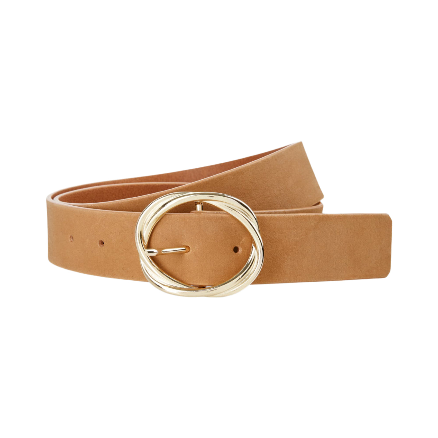 Nubuck Leather Belt - Toffee