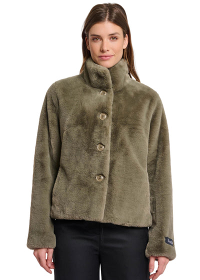 Vie Jacket in Green Ash