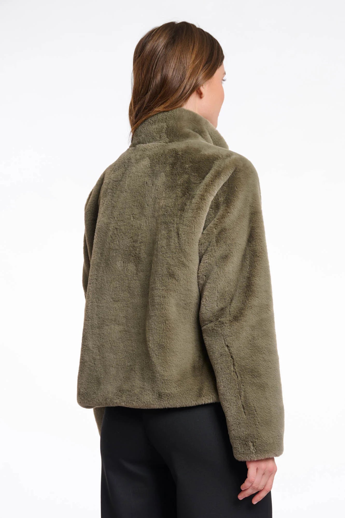 Vie Jacket in Green Ash