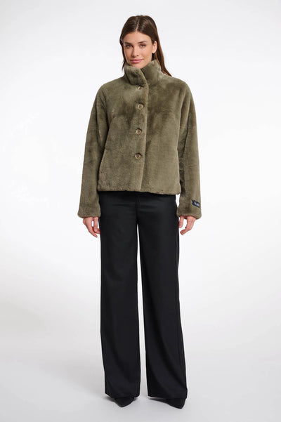 Vie Jacket in Green Ash
