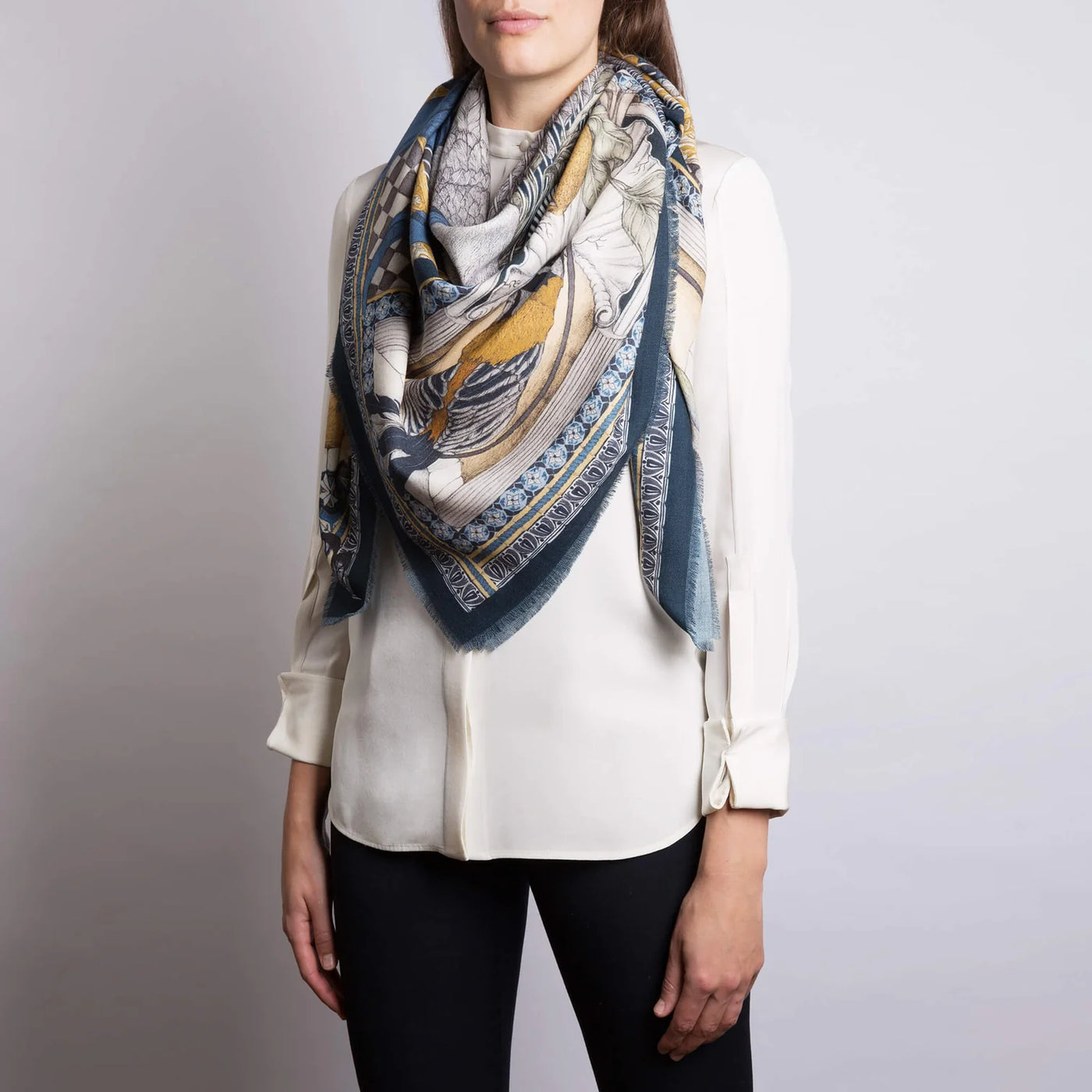 AVIARIUM MARIA WOOL SILK SHAWL