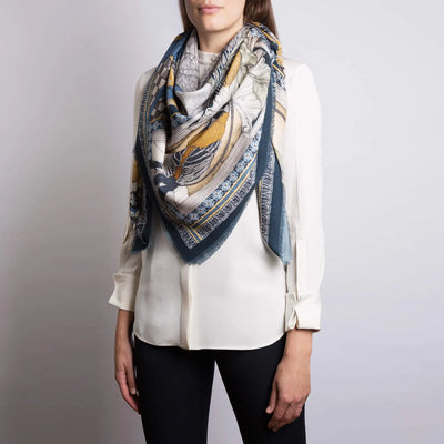 AVIARIUM MARIA WOOL SILK SHAWL
