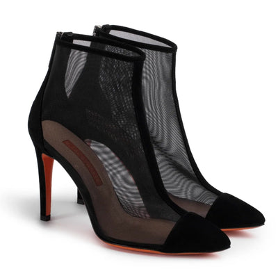 Angelina Boot in Black Suede