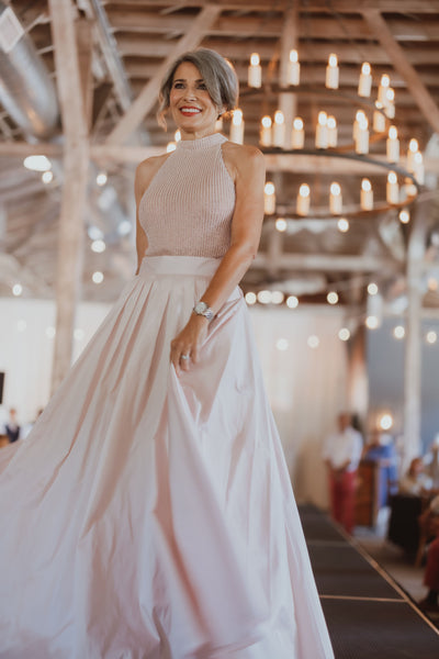Taffeta Ball Skirt - Blush